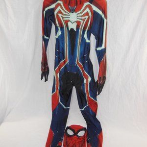 Spider-Man Bodysuit Mask Kids S Costume Zentai Small Child